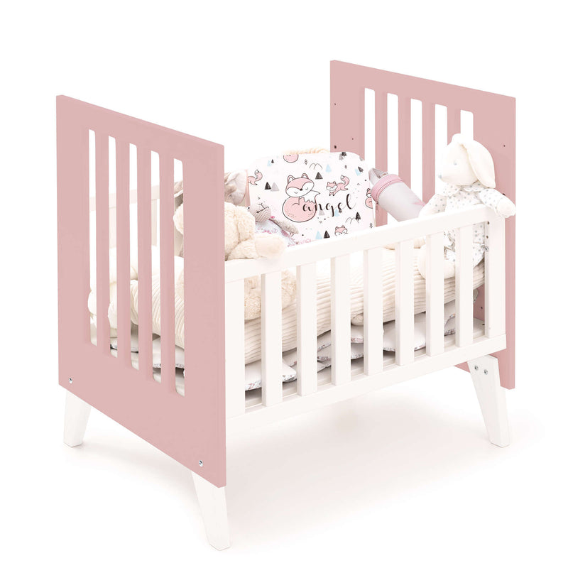 Culla 60x80 cm per co-sleeping (5in1) bianco/rosa · Nexo Uno Quarzo
