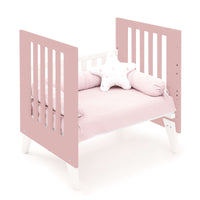 Culla 60x80 cm per co-sleeping (5in1) bianco/rosa · Nexo Uno Quarzo