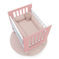 Culla 60x80 cm per co-sleeping (5in1) bianco/rosa · Nexo Uno Quarzo