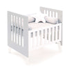 Culla 60x80 cm per co-sleeping (5in1) bianco/grigio · Nexo Uno Grey