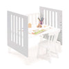 Culla 60x80 cm per co-sleeping (5in1) bianco/grigio · Nexo Uno Grey