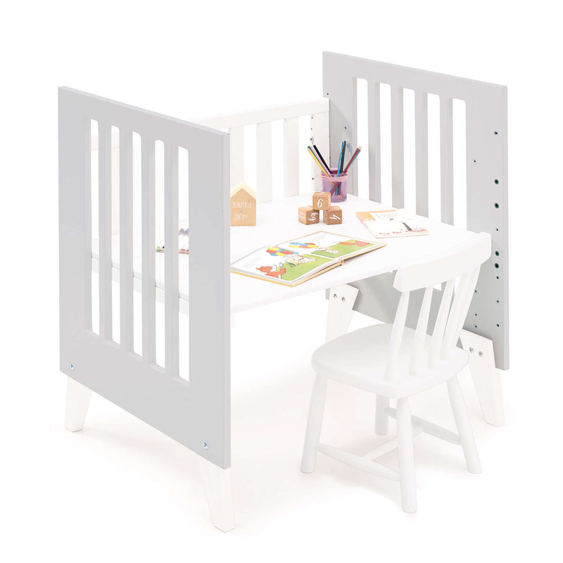 Culla 60x80 cm per co-sleeping (5in1) bianco/grigio · Nexo Uno Grey
