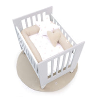 Culla 60x80 cm per co-sleeping (5in1) bianco/grigio · Nexo Uno Grey