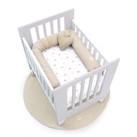 Culla 60x80 cm per co-sleeping (5in1) bianco/grigio · Nexo Uno Grey