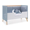 Lettino co-sleeping 60x120 cm (4in1) legno/celeste · Nexor Blue Denim