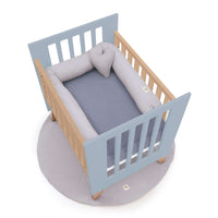 Culla co-sleeping 60x80 cm (5in1) legno/blu · Nexor Uno Blu denim