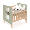 Culla co-sleeping 60x80 cm (5in1) legno/verde-oliva · Nexor Uno Erba