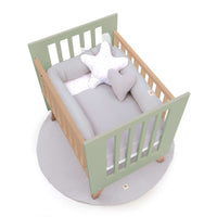 Culla co-sleeping 60x80 cm (5in1) legno/verde-oliva · Nexor Uno Erba