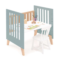 Culla co-sleeping 60x80 cm (5in1) legno/verde · Nexor Uno Eucalyptus