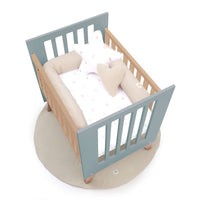 Culla co-sleeping 60x80 cm (5in1) legno/verde · Nexor Uno Eucalyptus