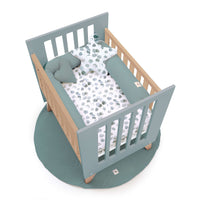 Culla co-sleeping 60x80 cm (5in1) legno/verde · Nexor Uno Eucalyptus