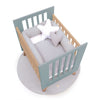 Culla co-sleeping 60x80 cm (5in1) legno/verde · Nexor Uno Eucalyptus