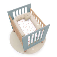 Culla co-sleeping 60x80 cm (5in1) legno/verde · Nexor Uno Eucalyptus