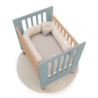 Culla co-sleeping 60x80 cm (5in1) legno/verde · Nexor Uno Eucalyptus