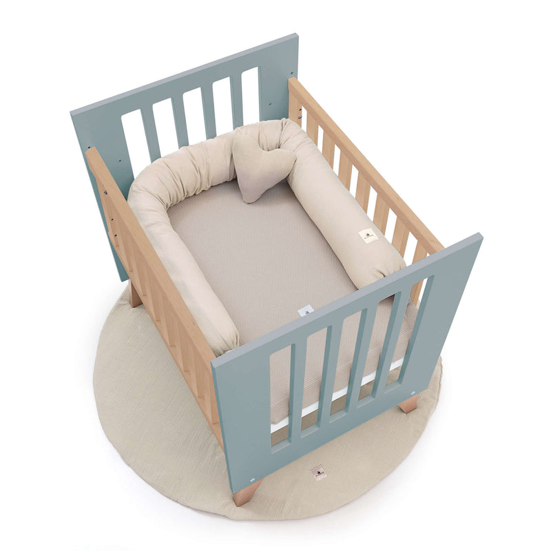 Culla co-sleeping 60x80 cm (5in1) legno/verde · Nexor Uno Eucalyptus