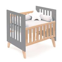 Culla co-sleeping 60x80 cm (5in1) legno/antracite · Nexor Uno Antracita