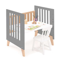 Culla co-sleeping 60x80 cm (5in1) legno/antracite · Nexor Uno Antracita