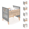 Culla co-sleeping 60x80 cm (5in1) legno/antracite · Nexor Uno Antracita