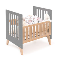 Culla co-sleeping 60x80 cm (5in1) legno/antracite · Nexor Uno Antracita