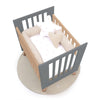 Culla co-sleeping 60x80 cm (5in1) legno/antracite · Nexor Uno Antracita