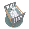 Culla co-sleeping 60x80 cm (5in1) legno/antracite · Nexor Uno Antracita