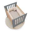 Culla co-sleeping 60x80 cm (5in1) legno/antracite · Nexor Uno Antracita