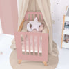 Culla trasformabile in lettino (7in1) legno/rosato · Nexor Tre Quarzo