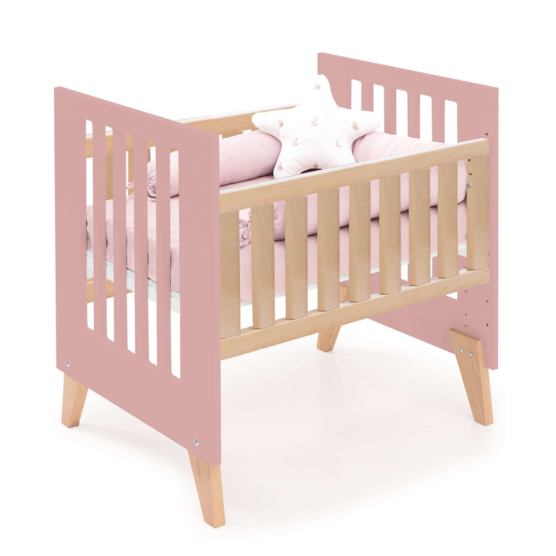 Culla co-sleeping 60x80 cm (5in1) legno/rosato · Nexor Uno Quarzo