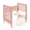 Culla co-sleeping 60x80 cm (5in1) legno/rosato · Nexor Uno Quarzo