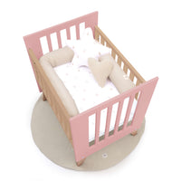 Culla co-sleeping 60x80 cm (5in1) legno/rosato · Nexor Uno Quarzo