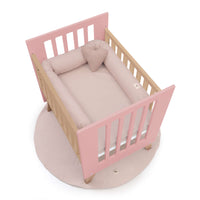 Culla co-sleeping 60x80 cm (5in1) legno/rosato · Nexor Uno Quarzo