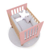 Culla co-sleeping 60x80 cm (5in1) legno/rosato · Nexor Uno Quarzo