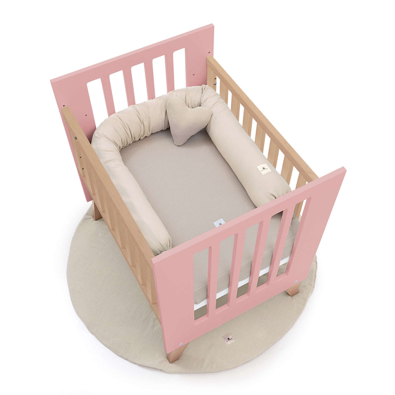 Culla co-sleeping 60x80 cm (5in1) legno/rosato · Nexor Uno Quarzo