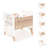 Culla co-sleeping 60x80 cm (5in1) legno/bianco · Nexor Uno White