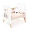 Culla trasformabile in lettino (7in1) legno/bianco · Nexor Tre White