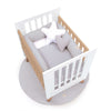 Culla co-sleeping 60x80 cm (5in1) legno/bianco · Nexor Uno White