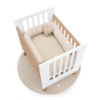 Culla co-sleeping 60x80 cm (5in1) legno/bianco · Nexor Uno White