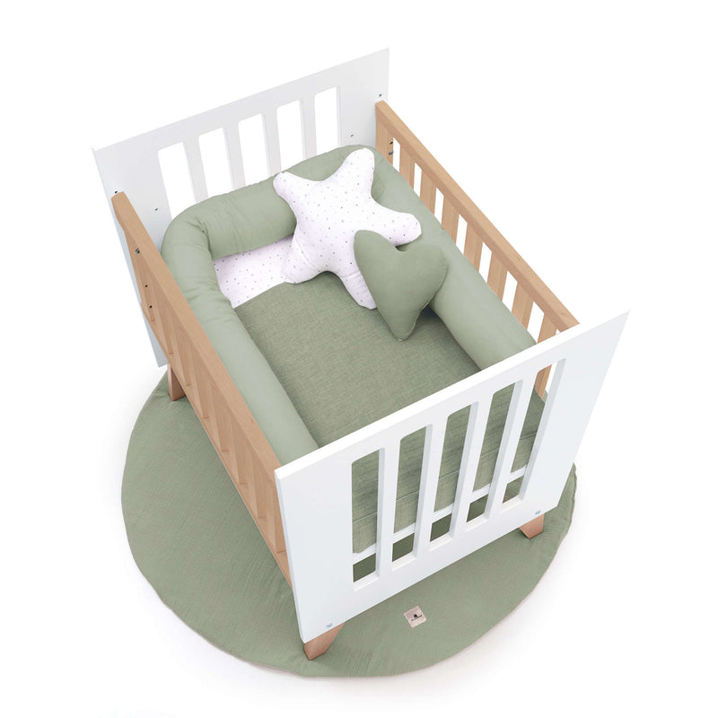 Culla co-sleeping 60x80 cm (5in1) legno/bianco · Nexor Uno White