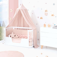 Baldacchino da soffitto per culla/lettino rosa · Liberty 702-132