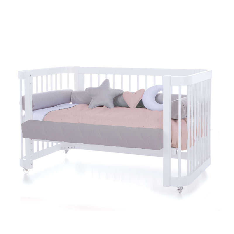 Lettino-letto bambini (3in1) 70x140 cm bianco · Crea Due Bianco C300-M1100