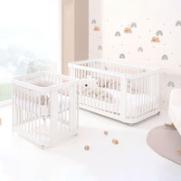 Culla, lettino e letto insieme (4in1) bianco · Crea Tre Bianco C301-M1100