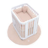 Piumino nordico culla 55x70 cm/60x80 cm rosa chiaro · Cremarosa 1304-122