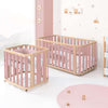 Culla, lettino e letto (4in1) legno/rosa · Crea Plus Tre C351-M5059