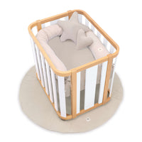 Culla ovale 55x70 cm legno/bianco · Crea Plus Uno C354-M5011