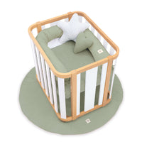 Culla ovale 55x70 cm legno/bianco · Crea Plus Uno C354-M5011