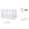 Lettino-letto bambini (3in1) 70x140 cm bianco · Crea Due Bianco C300-M1100