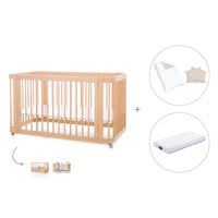 Lettino-letto bambini (3in1) 70x140 cm legno · Crea Due Nomad C300-M5000