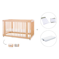 Lettino-letto bambini (3in1) 70x140 cm legno · Crea Due Nomad C300-M5000