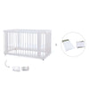 Lettino-letto bambini (3in1) 70x140 cm bianco · Crea Due Bianco C300-M1100