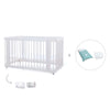 Lettino-letto bambini (3in1) 70x140 cm bianco · Crea Due Bianco C300-M1100